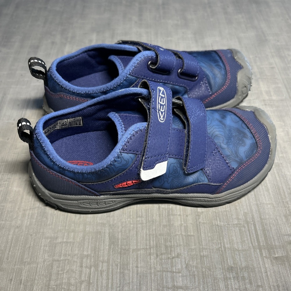 Keen Speed Hound Outdoor Trail Hiking Shoes 1026191 Blue/ Gray Boys Youth Size 2